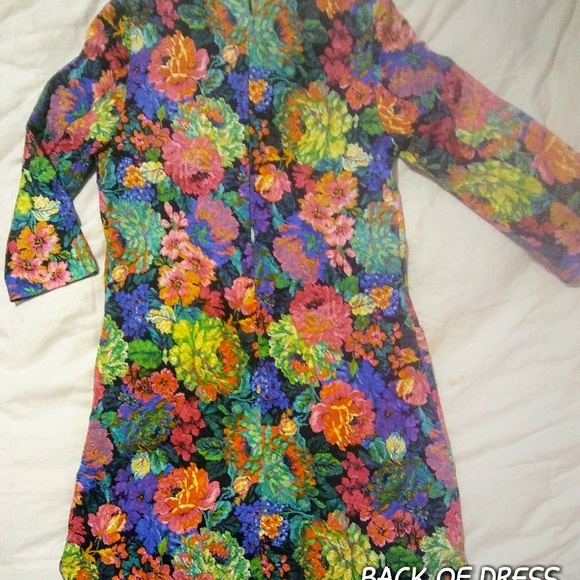 I, Madeline Multi-Colored Floral Mini dress - Picture 3 of 8